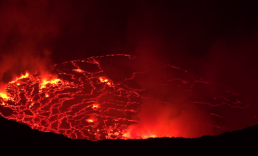 Nyiragongo volcano hiking Image