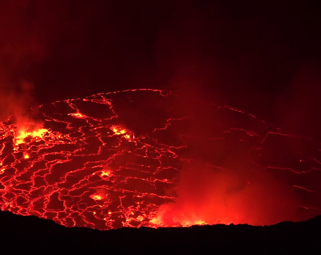 Nyiragongo volcano hiking Image