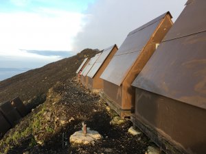 Virunga National Park Congo Nyiragongo Summit Wooden Shelter