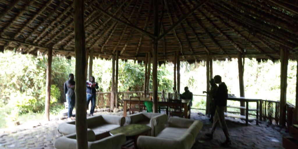 Congo's Rwenzori Mountain dining room