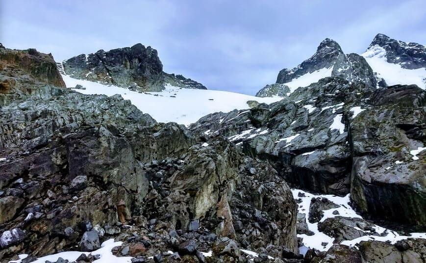 Congo's Rwenzori Mountain glacier