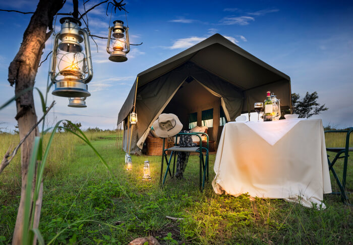 Loango National Park safari / Accommodation tented camp