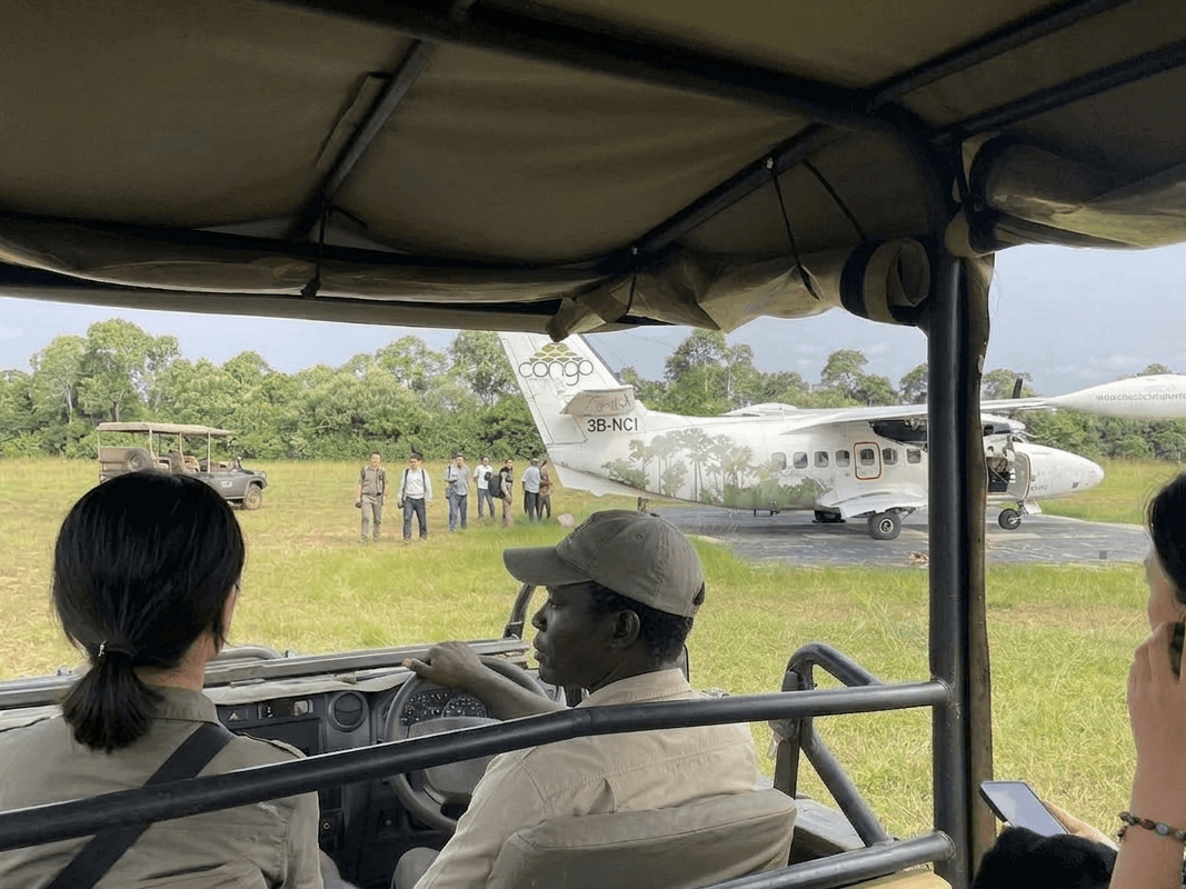 Ngaga Camp Congo Brazzaville air transfer from Brazzaville