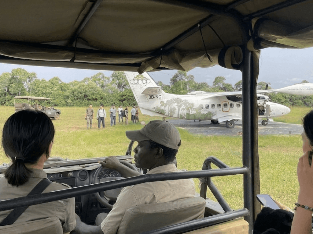 Ngaga Camp Congo Brazzaville air transfer from Brazzaville