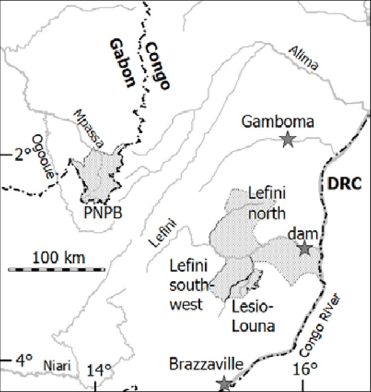 Lesio-Luna Reserve map